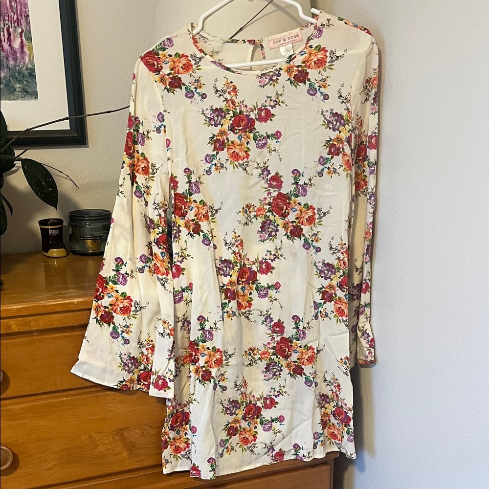 Floral Long Sleeve Dress